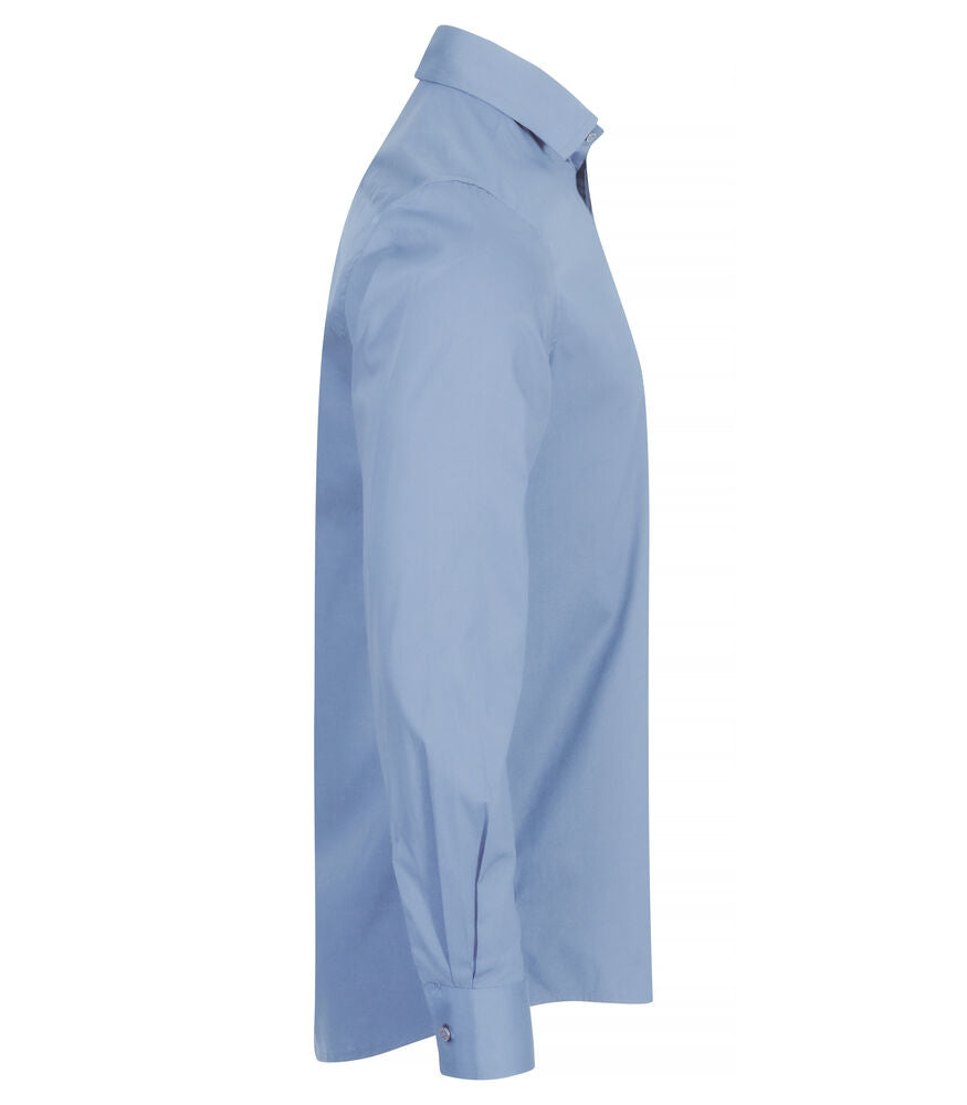 Stretch Shirt L/S von Clique – White