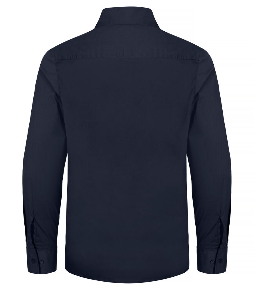 Stretch Shirt L/S von Clique – White