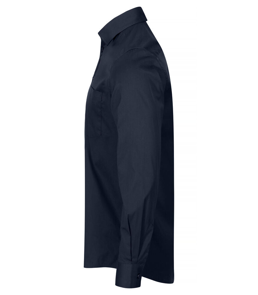 Stretch Shirt L/S von Clique – White