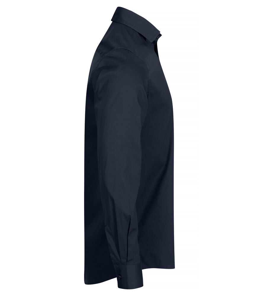Stretch Shirt L/S von Clique – White