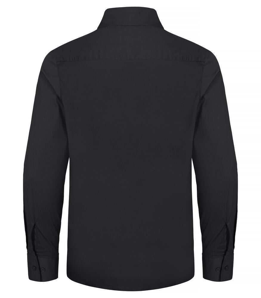 Stretch Shirt L/S von Clique – White