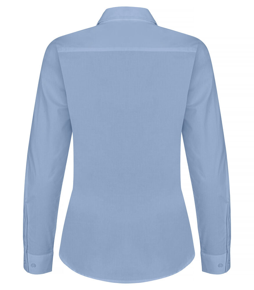 Stretch Shirt L/S Women von Clique – White