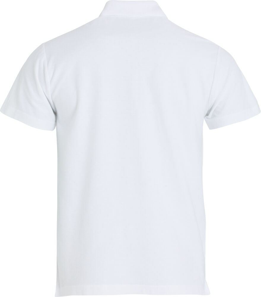 Basic Polo S/S Junior von Clique – White