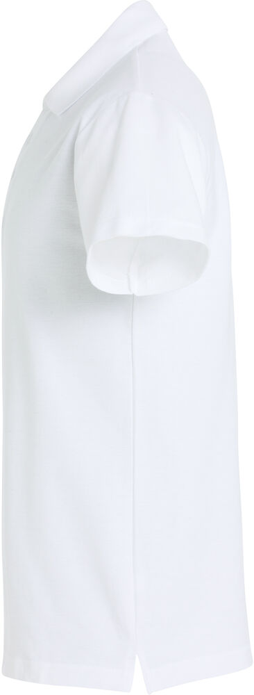 Basic Polo S/S Junior von Clique – White