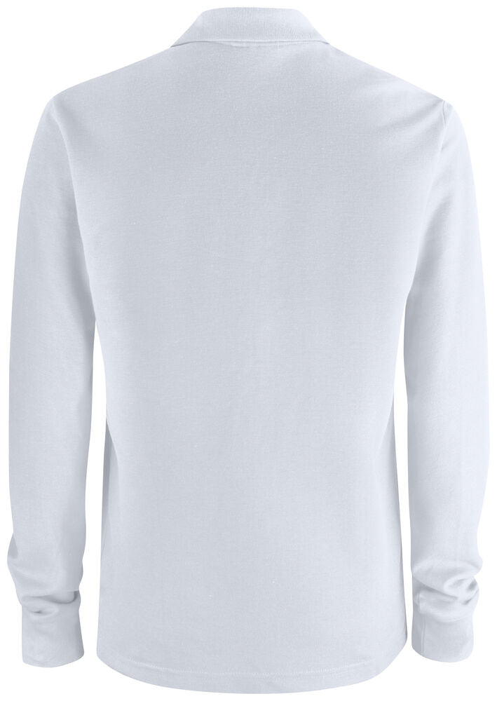 Basic Polo Pocket L/S von Clique – White