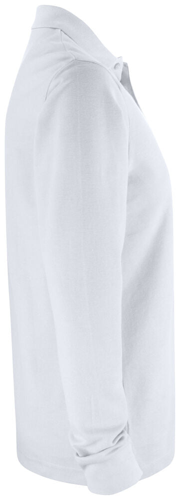 Basic Polo Pocket L/S von Clique – White