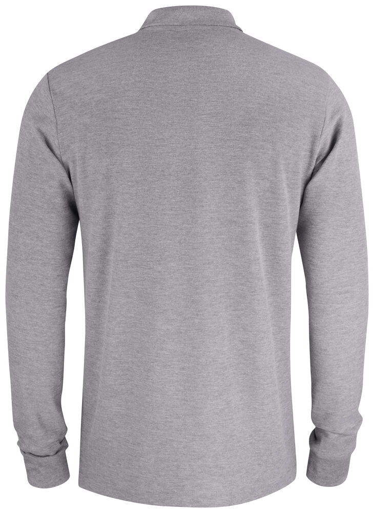 Basic Polo Pocket L/S von Clique – White