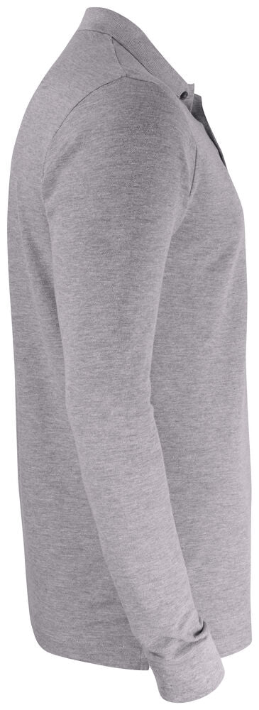 Basic Polo Pocket L/S von Clique – White