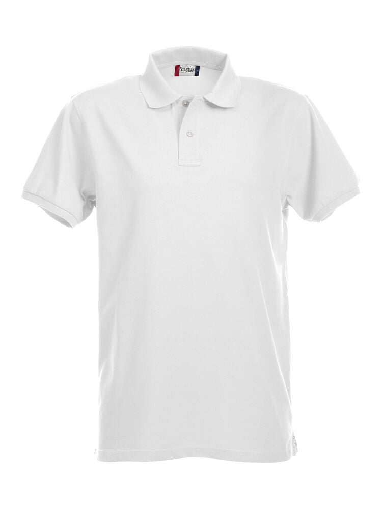 Stretch Premium Polo von Clique – White
