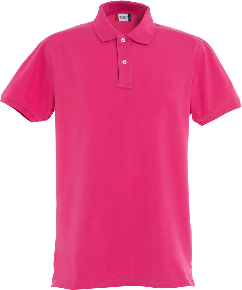 Stretch Premium Polo von Clique – White
