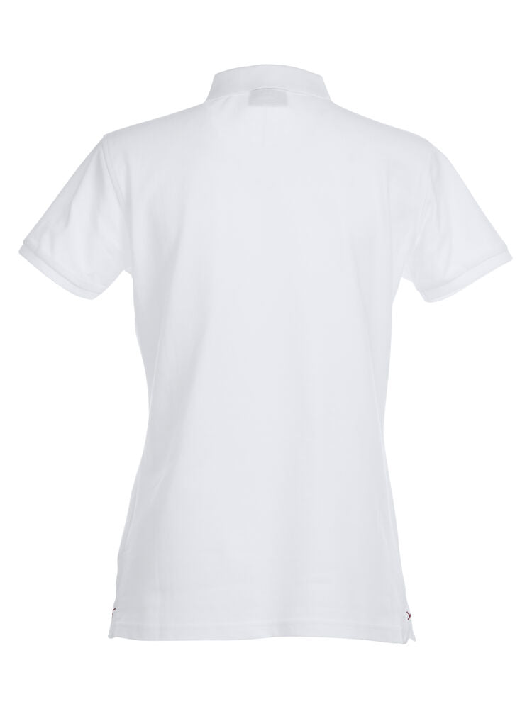Stretch Premium Polo Women von Clique – White