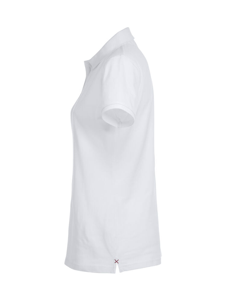 Stretch Premium Polo Women von Clique – White