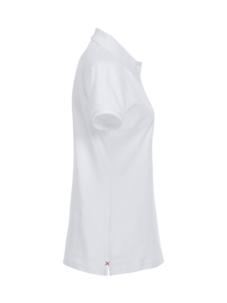 Stretch Premium Polo Women von Clique – White