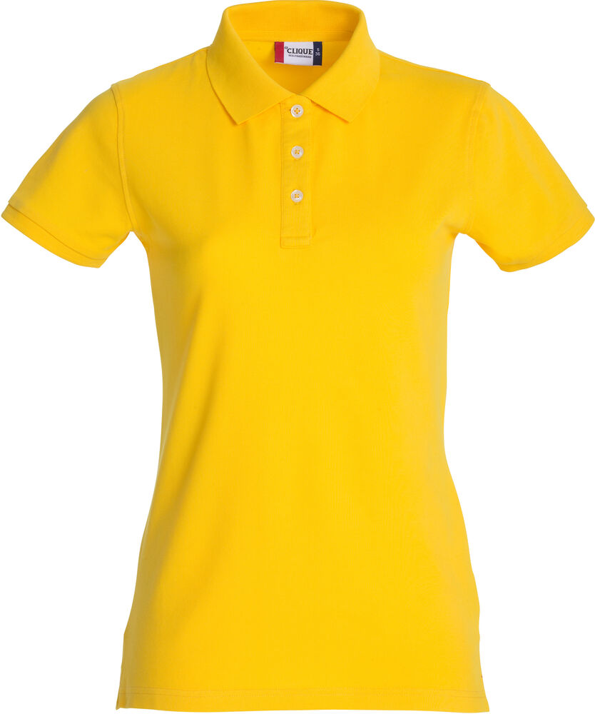 Stretch Premium Polo Women von Clique – White