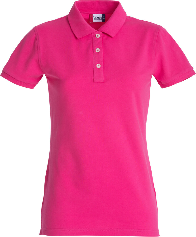 Stretch Premium Polo Women von Clique – White