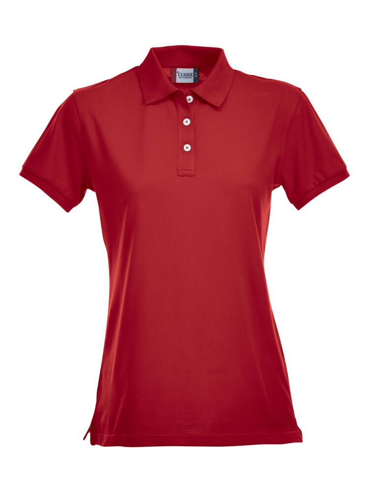 Stretch Premium Polo Women von Clique – White