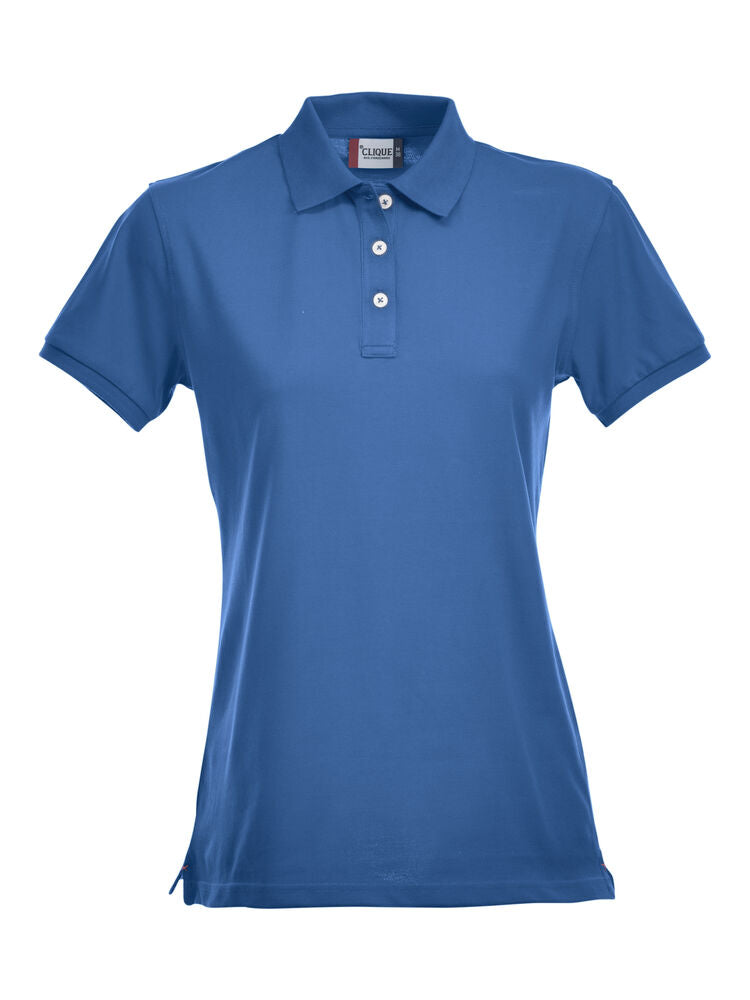 Stretch Premium Polo Women von Clique – White