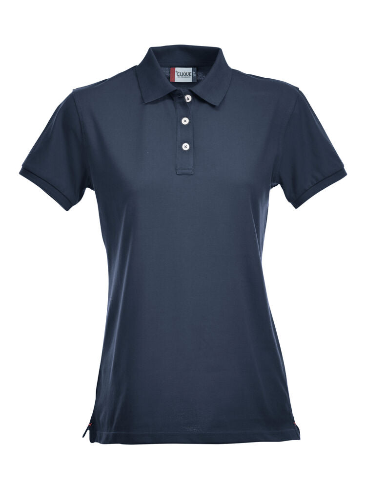Stretch Premium Polo Women von Clique – White