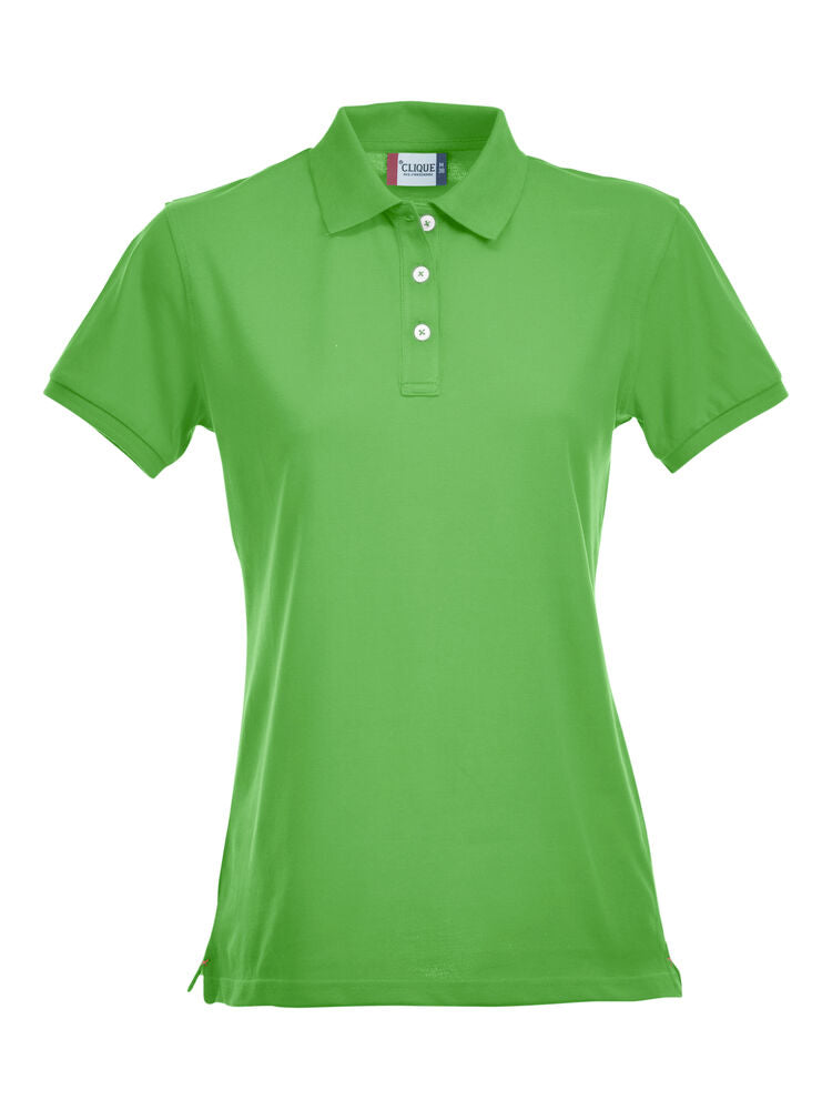Stretch Premium Polo Women von Clique – White