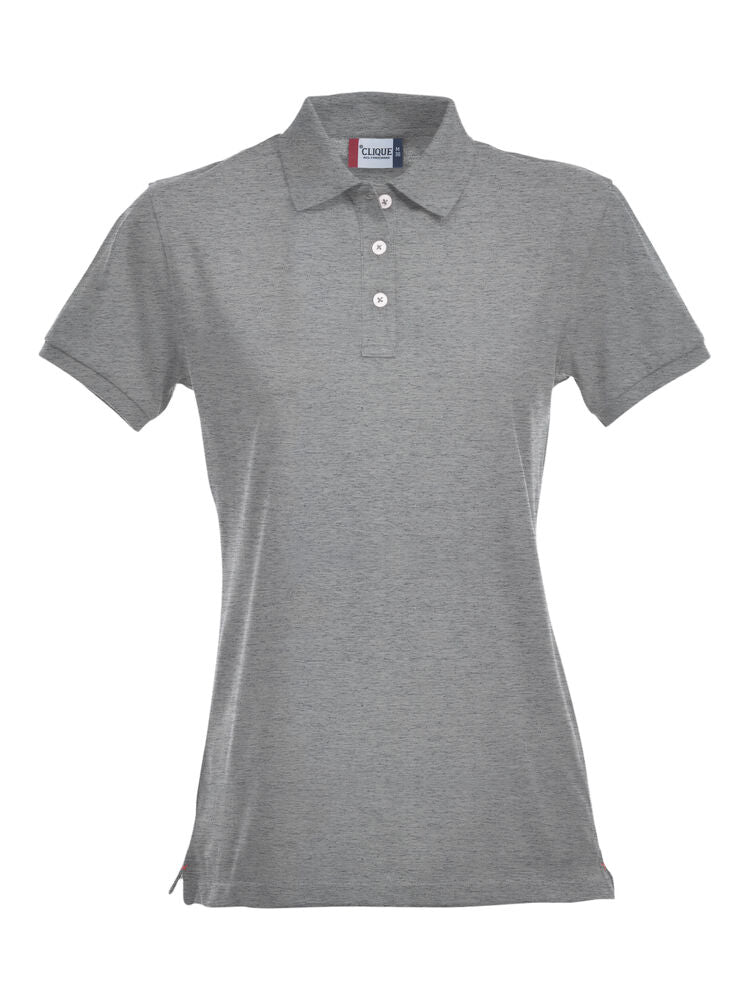 Stretch Premium Polo Women von Clique – White
