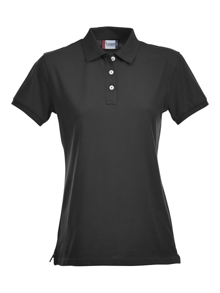 Stretch Premium Polo Women von Clique – White