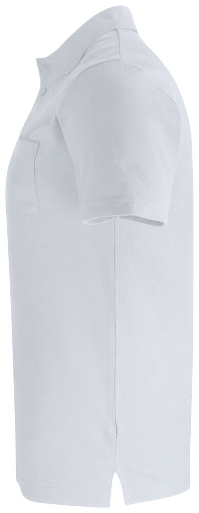 Basic Polo Pocket von Clique – White