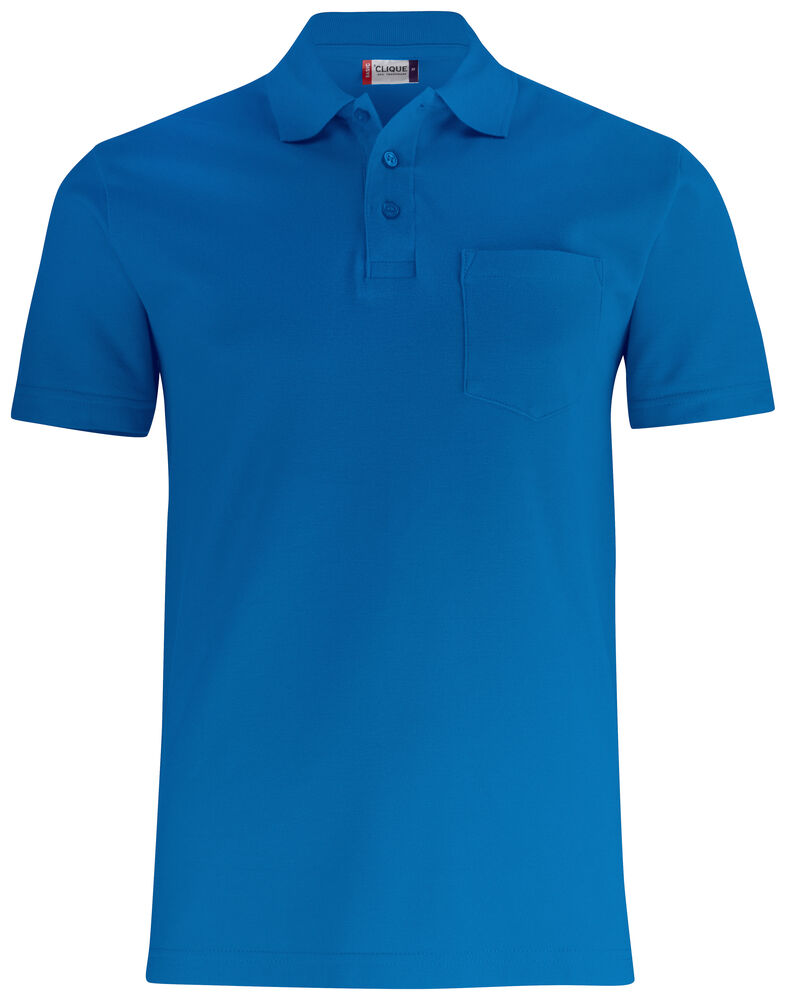 Basic Polo Pocket von Clique – White