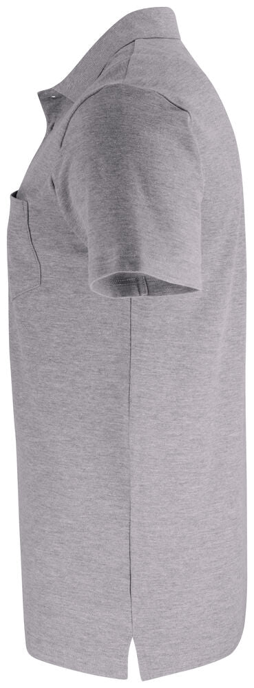 Basic Polo Pocket von Clique – White