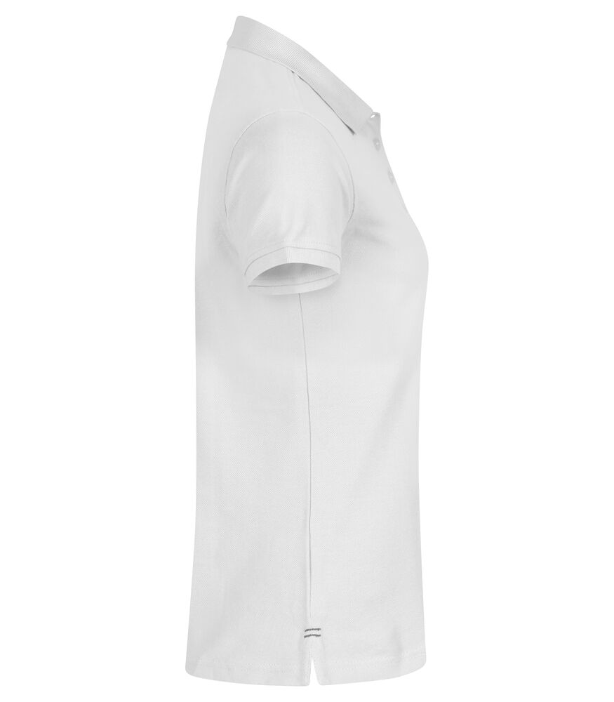 Heavy Premium Polo Women von Clique – White