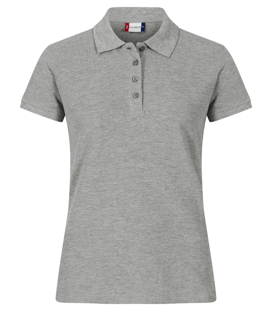 Heavy Premium Polo Women von Clique – White