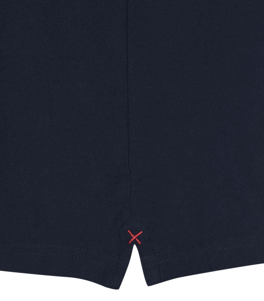 Stretch Premium Polo L/S von Clique – White