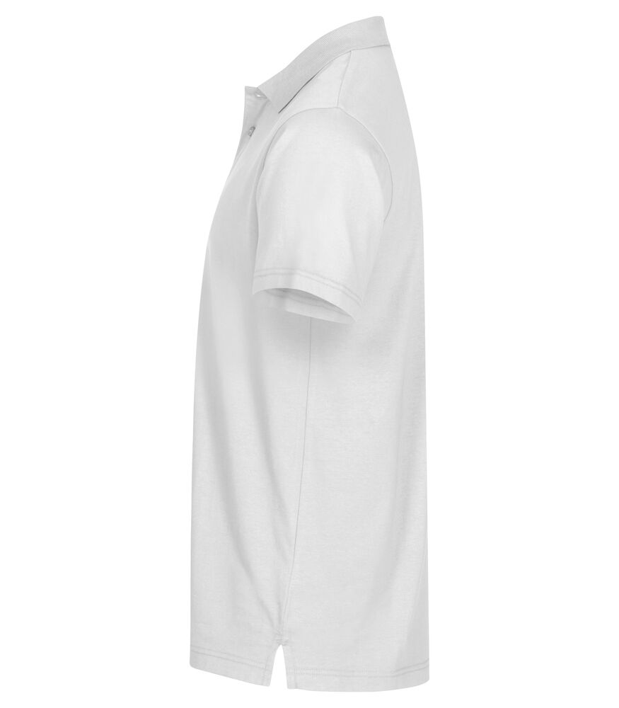 Single Jersey Polo von Clique – White