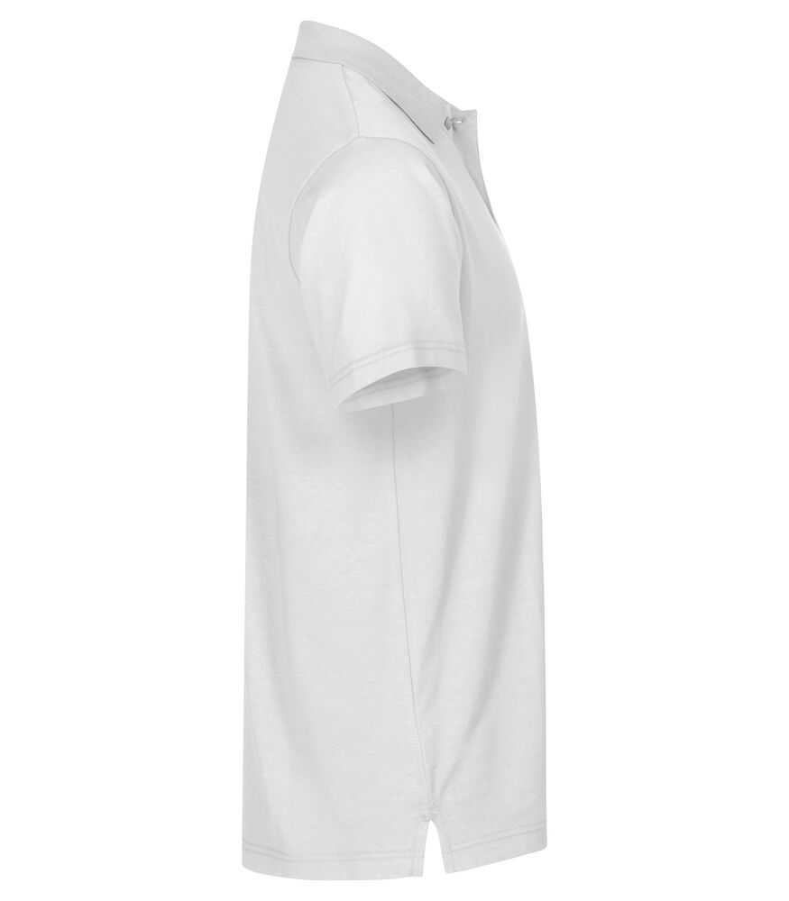 Single Jersey Polo von Clique – White