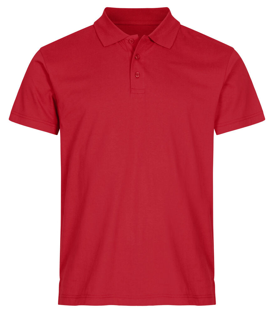 Single Jersey Polo von Clique – White