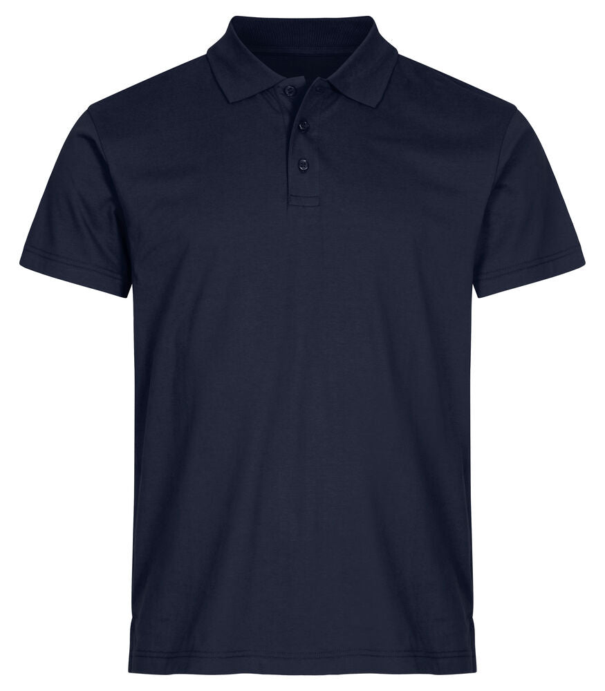 Single Jersey Polo von Clique – White