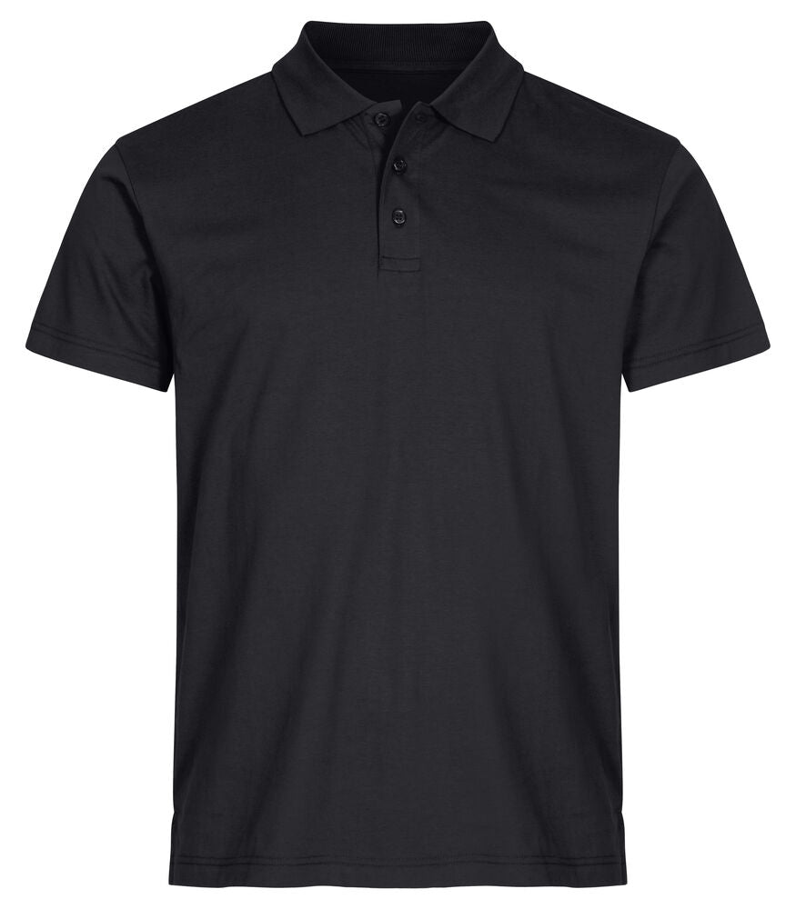 Single Jersey Polo von Clique – White