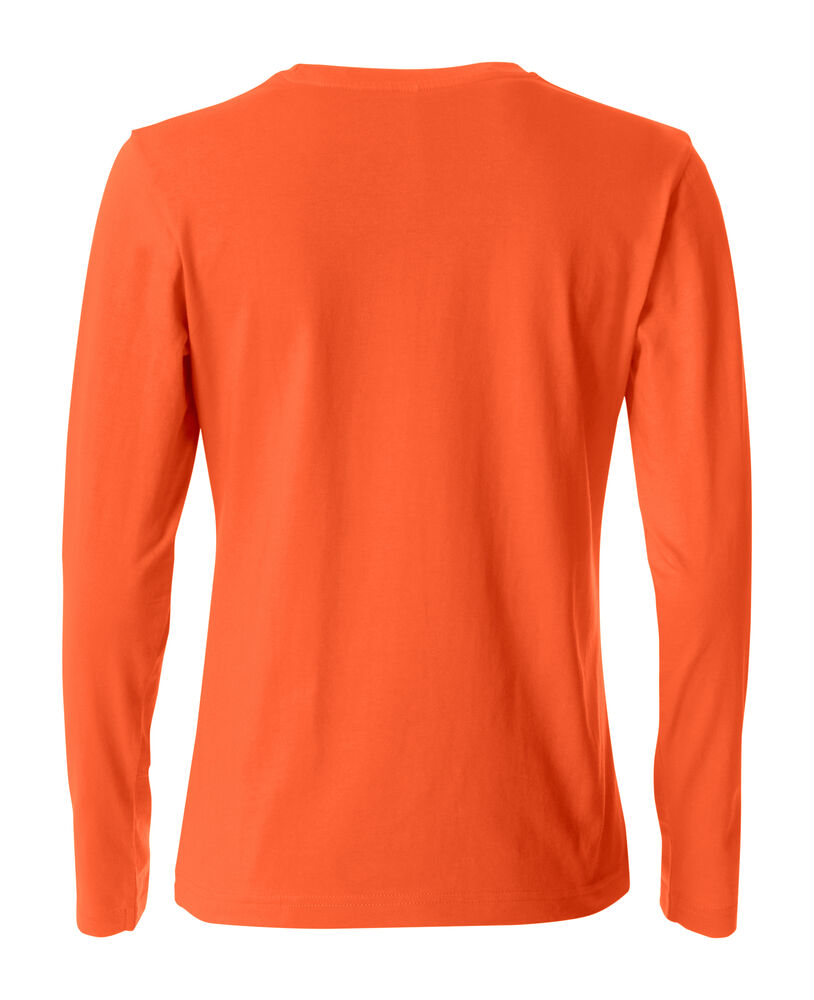 Basic-T L/S Women von Clique – White
