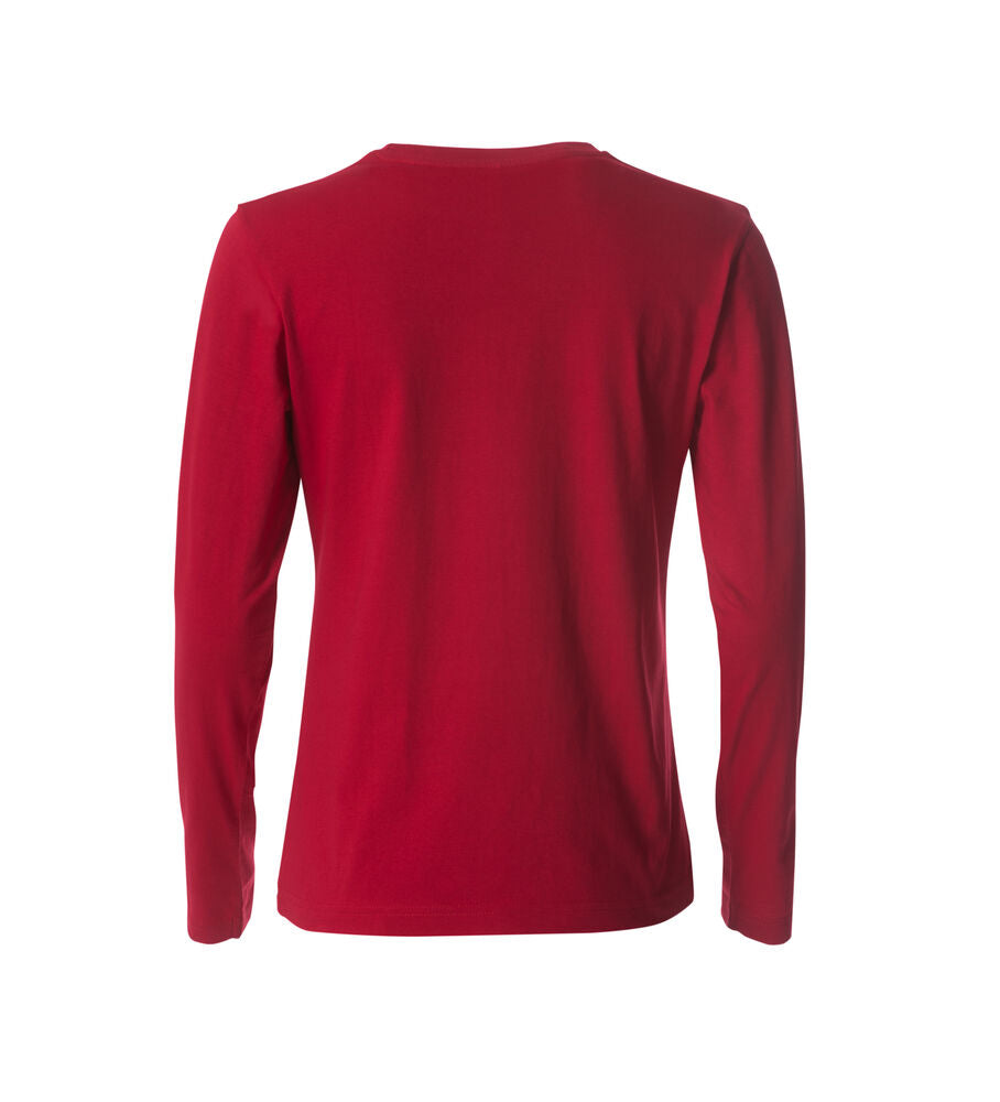 Basic-T L/S Women von Clique – White