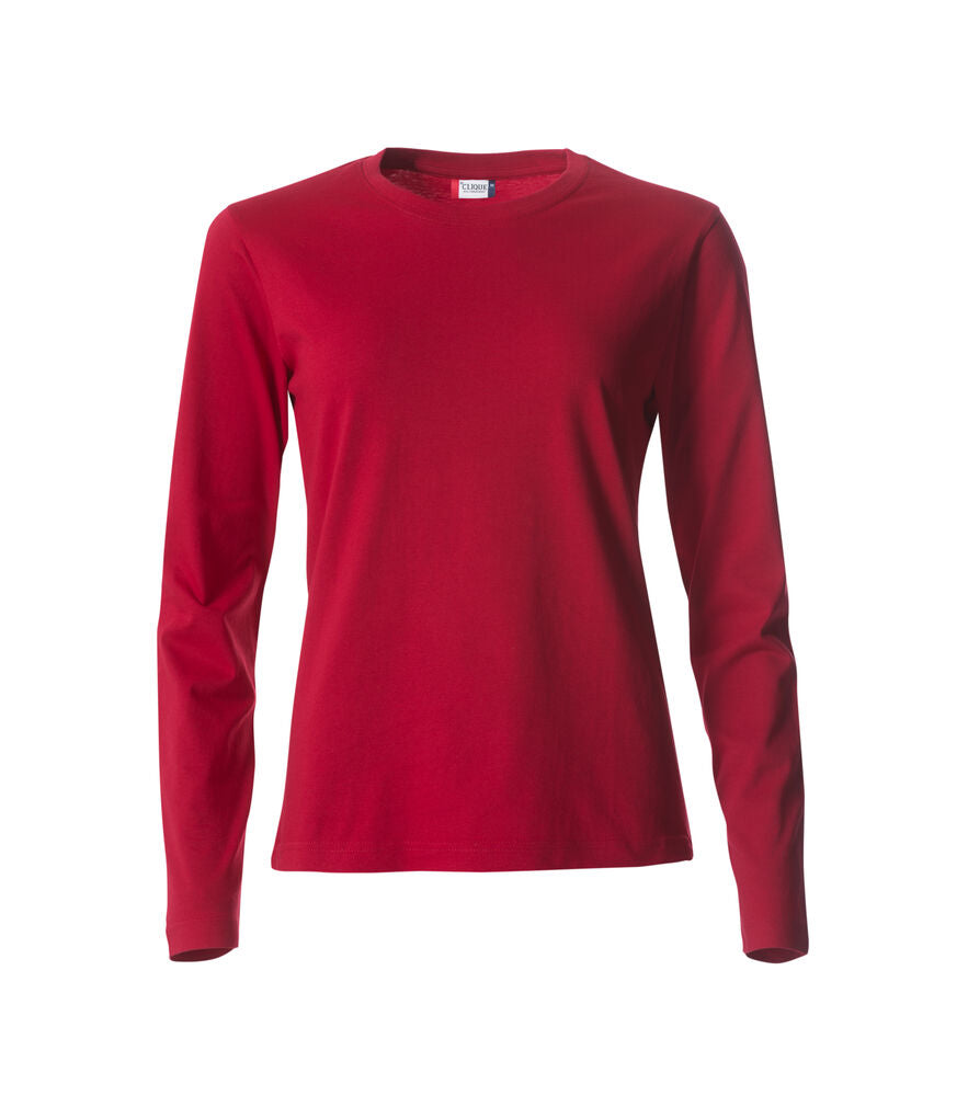 Basic-T L/S Women von Clique – White