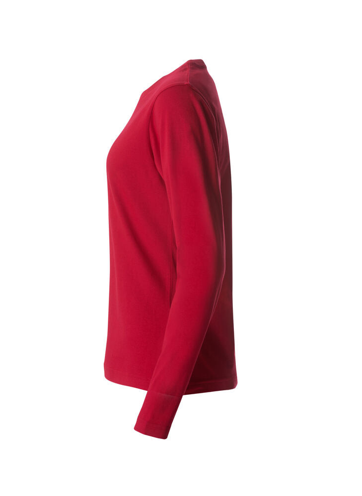 Basic-T L/S Women von Clique – White