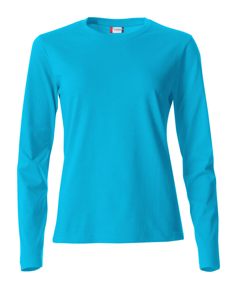 Basic-T L/S Women von Clique – White