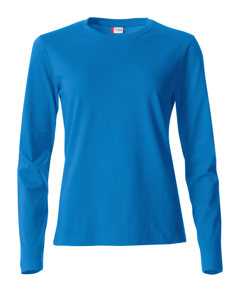 Basic-T L/S Women von Clique – White