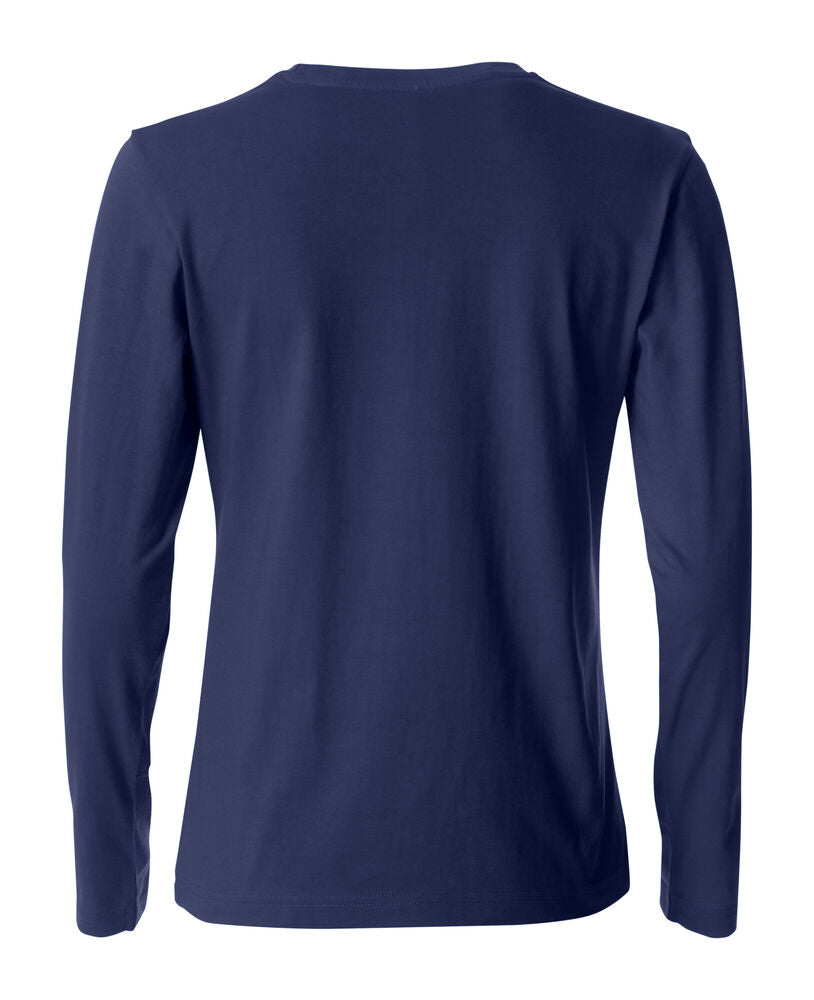 Basic-T L/S Women von Clique – White