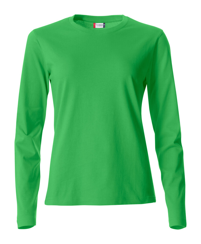 Basic-T L/S Women von Clique – White