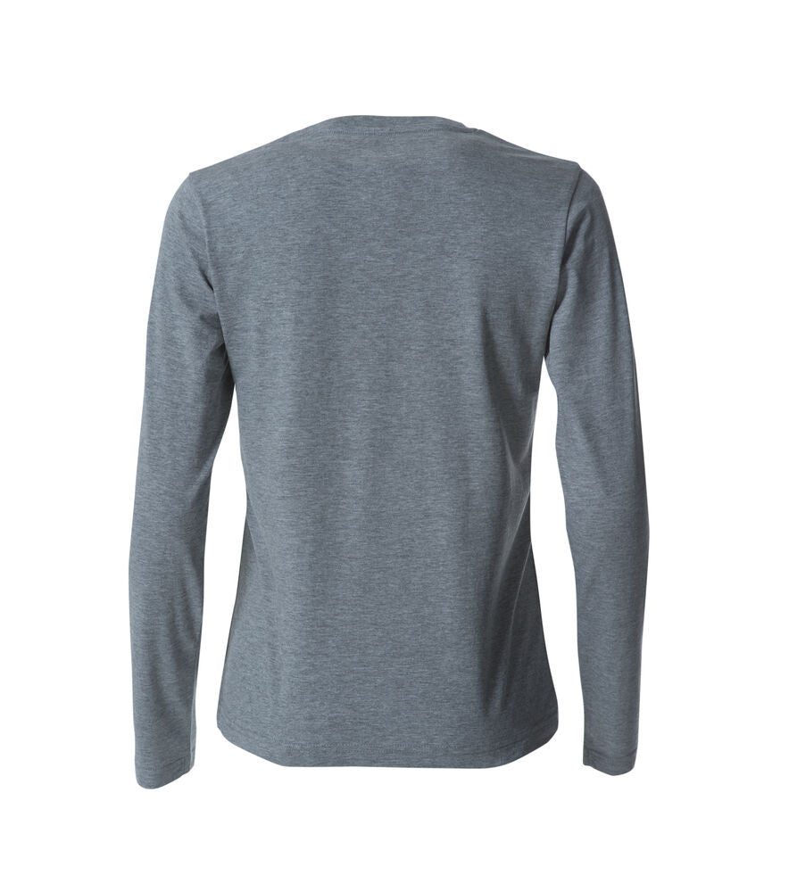 Basic-T L/S Women von Clique – White