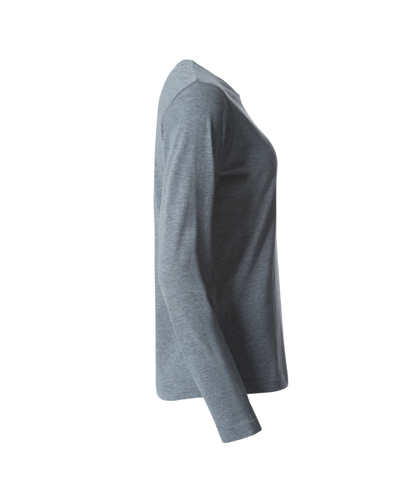 Basic-T L/S Women von Clique – White