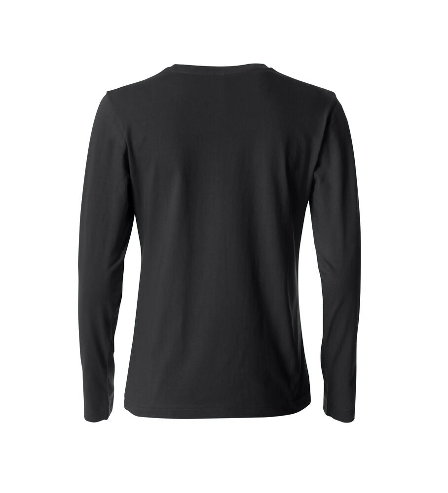 Basic-T L/S Women von Clique – White