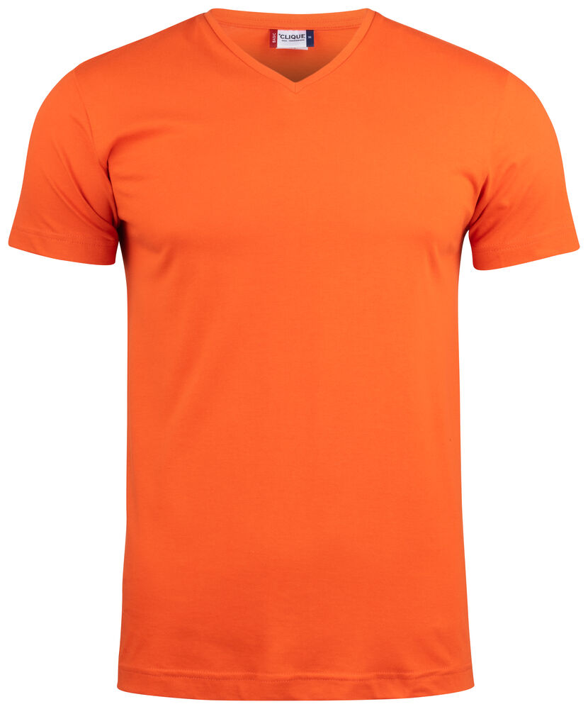 Basic-T V-Neck von Clique – White