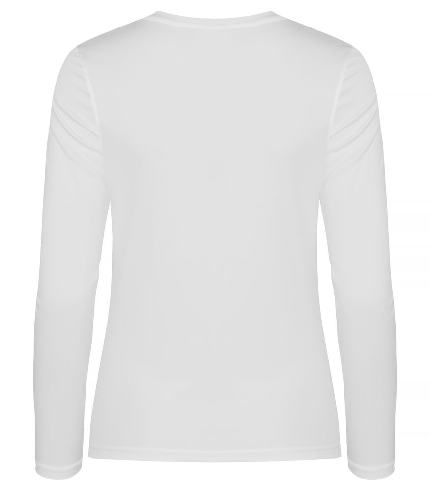 Basic Active-T L/S Women von Clique – White