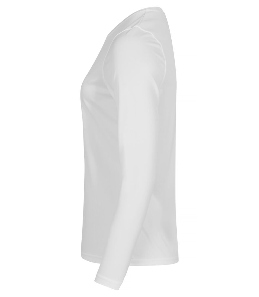 Basic Active-T L/S Women von Clique – White